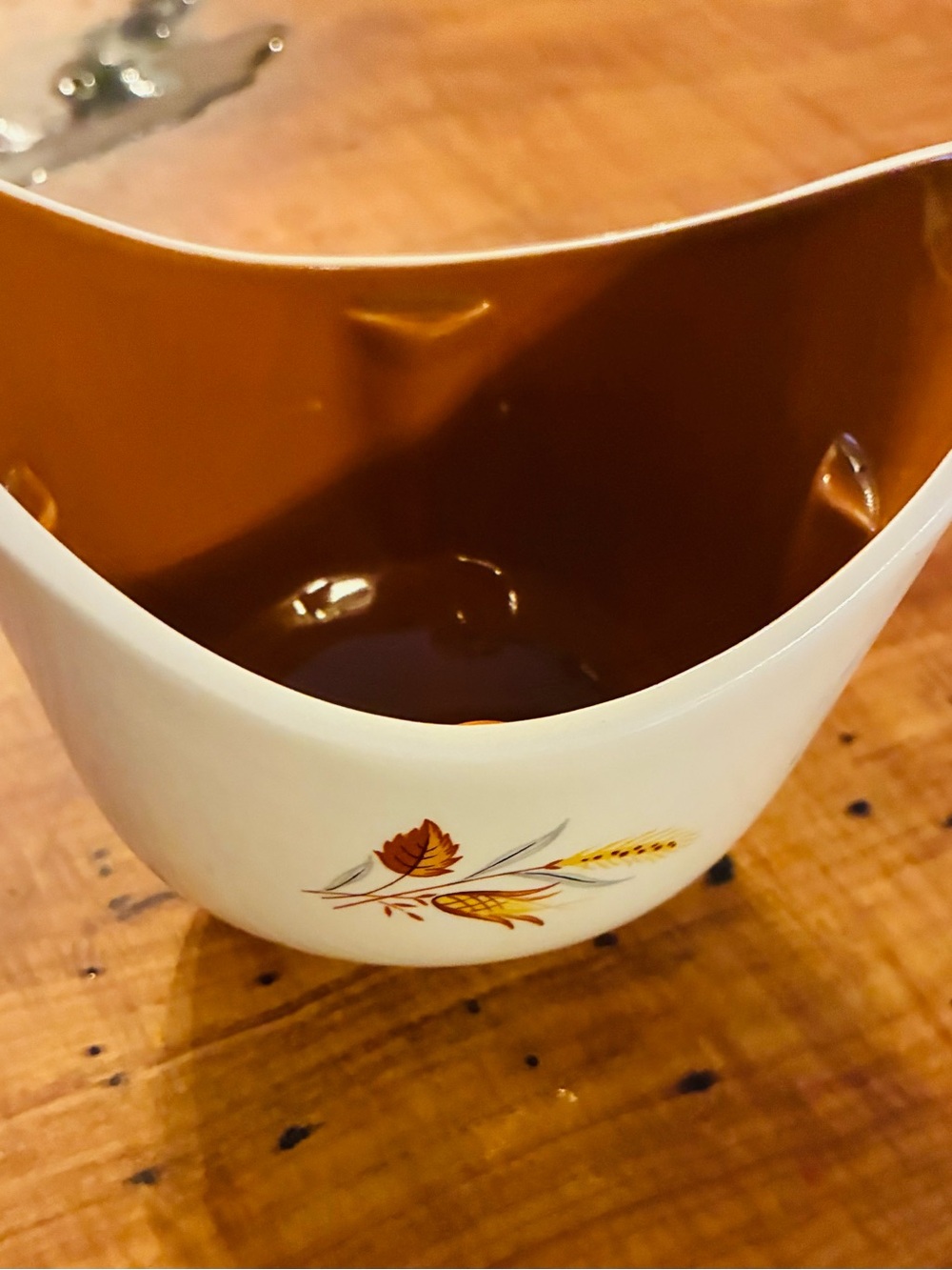 Taylor Smith And Taylor Autumn Harvest Sugar Bowl Without Lid. 1959-1965